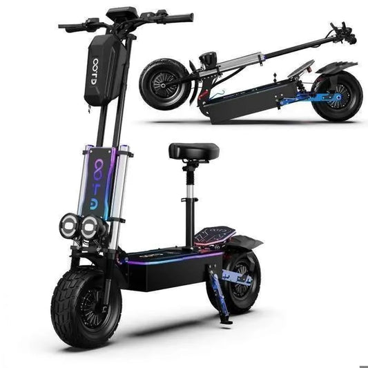 Trottinette électrique OOTD D99- Double moteurs 6000W - Vitesse 85km/h - batterie 60V 40Ah - autonomie 120KM - NFC+APP